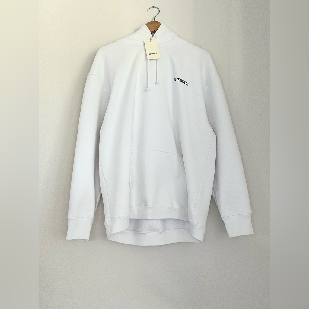 Brand New Vetements Small Logo Hoodie